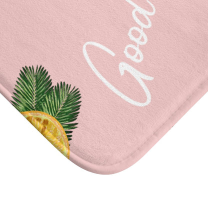 Good Vibes Lemon Bath Mat